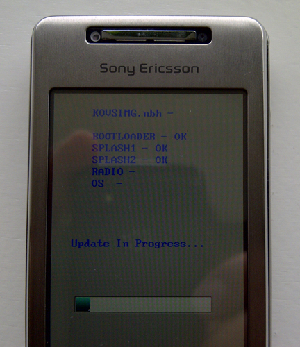 Sony ericsson Xperia X1 taal update